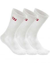 PACK DE 3 PARES CALCETINES WILSON CREW BLANCO