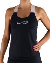 CAMISETA ENDLESS ICONIC NEGRO SALMON MUJER