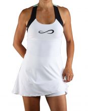 VESTIDO ENDLESS ICONIC BLANCO NEGRO MUJER