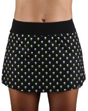 FALDA ENDLESS MINIMAL PRINT SKULLS VERDE