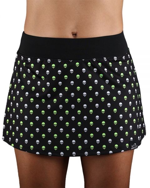 TEXTIL Falda Endless Minimal Print Skulls Verde