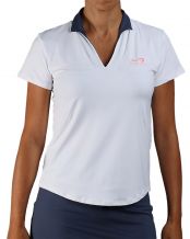 POLO ENDLESS ONYX SLEEVES BLANCO INDIGO MUJER