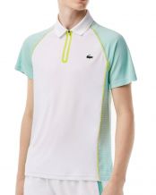 POLO LACOSTE AQUA BLANCO