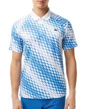 POLO LACOSTE BLANCO AZUL