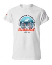 CAMISETA BABOLAT EXS COTTON TEE BLANCO NIO