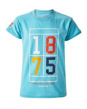 CAMISETA BABOLAT EXS COTTON TEE TURQUESA NIO