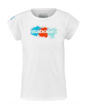 CAMISETA BABOLAT EXS COTTON TEE BLANCO NIA