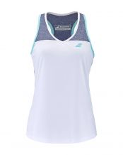 CAMISETA DE TIRANTES BABOLAT PLAY BLANCO AZUL NIA