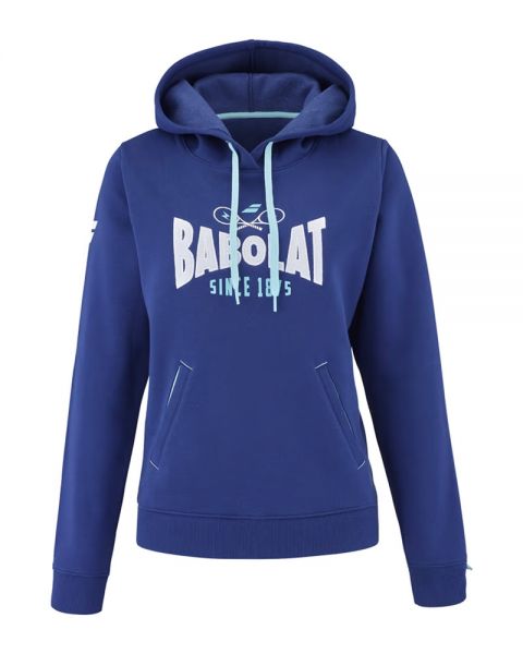 ROPA DE PADEL MUJER Sudadera Babolat Hood Sweat Azul Mujer