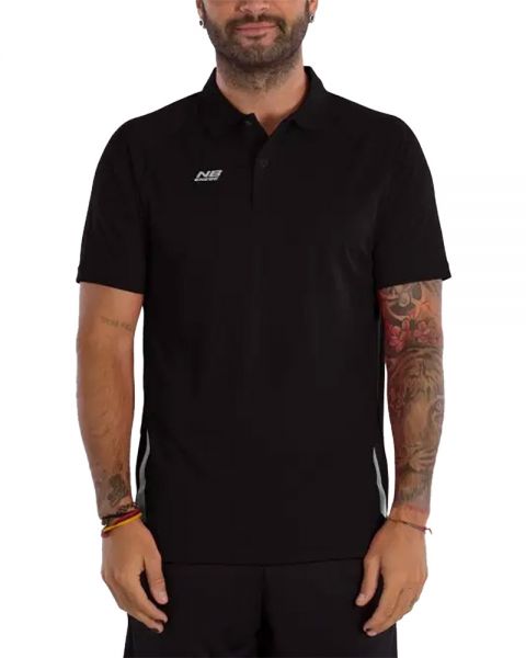 ROPA DE PADEL HOMBRE Polo Enebe Strauss Negro