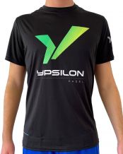 CAMISETA YPSILON PADEL NEGRO VERDE