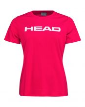 CAMISETA HEAD CLUB BASIC MAGENTA MUJER