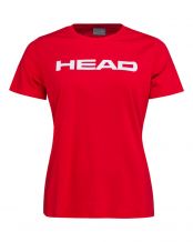 CAMISETA HEAD CLUB BASIC ROJO MUJER