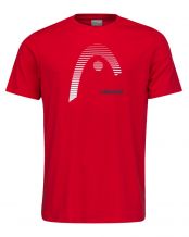 CAMISETA HEAD CLUB CARL ROJO