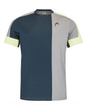 CAMISETA HEAD PADEL TECH NAVY GRIS