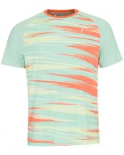 CAMISETA HEAD TOPSPIN NARANJA VERDE