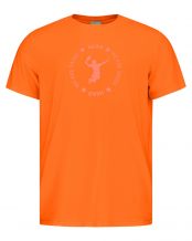 CAMISETA HEAD WE ARE PADEL NARANJA