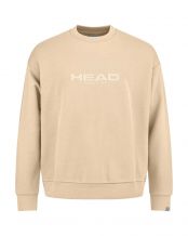 HEAD MOTION - FELPA BEIGE GIROCOLLO