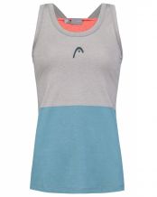 CAMISETA DE TIRANTES HEAD PADEL TECH AZUL MUJER