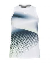 CAMISETA DE TIRANTES HEAD PERFORMANCE TANK GRIS BLANCO MUJER