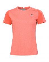 CAMISETA HEAD PADEL TECH CORAL MUJER