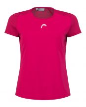 CAMISETA HEAD TIE-BREAK FUCSIA MUJER