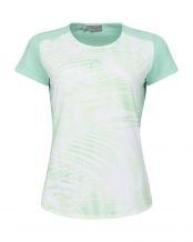 CAMISETA HEAD TIE BREAK BLANCO VERDE MENTA MUJER