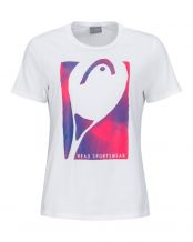 CAMISETA HEAD VISION BLANCO MUJER