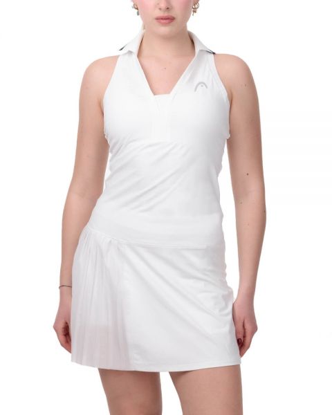 TEXTILE Tête Robe Performance Femme Blanche