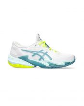 ASICS COURT FF 3 CLAY BLANCO AZUL MUJER 1042A221 102