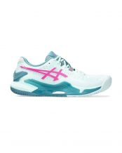 ASICS GEL-RESOLUTION 9 PADEL BLANCO TURQUESA MUJER1042A245 400