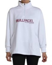 SUDADERA BULLPADEL INANE BLANCO 012 MUJER