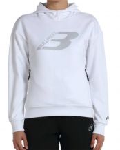 SUDADERA BULLPADEL INCOE BLANCO 012 MUJER