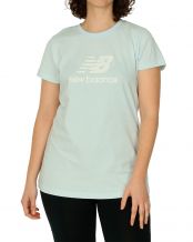 CAMISETA NEW BALANCE  ESSENTIALS STACKED LOGO MUJER