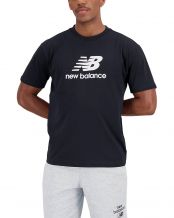 CAMISETA NEW BALANCE ESSENTIALS STACKED LOGO NEGRO