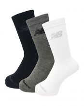 PACK 3 CALCETINES NEW BALANCE PERFORMANCE GRIS NEGRO BLANCO