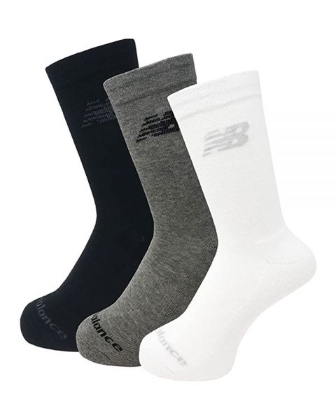 ACCESORIOS Pack 3 Calcetines New Balance Performance Gris Negro Blanco