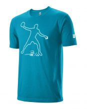 CAMISETA WILSON BELA TECH TURQUESA