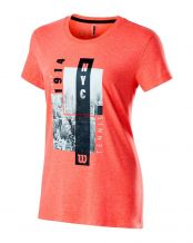 CAMISETA WILSON NYC AERIAL TECH NARANJA