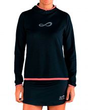 SUDADERA ENDLESS BREATH NEGRO CORAL MUJER