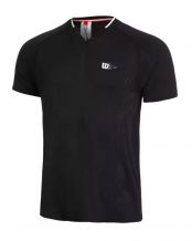 CAMISETA WILSON SERIES SEAMLESS ZIPHNLY 2.0 NEGRO