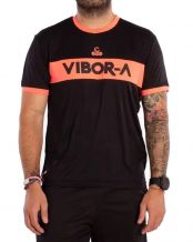 CAMISETA VIBOR-A POISON NEGRO NARANJA