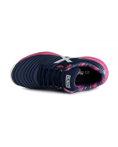 CHAUSSURES Munich Padx 40 Padel Black Pink 4034040