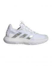 ADIDAS SOLEMATCH CONTROL BLANCO PLATA MUJER ID1502