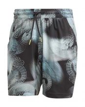 PANTALON CORTO ADIDAS PRINTED ERGO GRIS