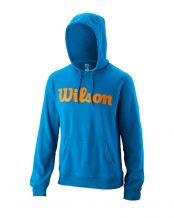 SUDADERA WILSON SCRIPT COTTON HOODY AZUL