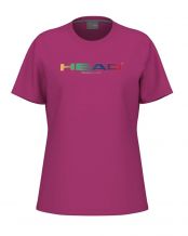 CAMISETA HEAD RAINBOW T-SHIRT ROSA MUJER