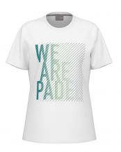 CAMISETA HEAD WE ARE PADEL T-SHIRT BLANCO MUJER