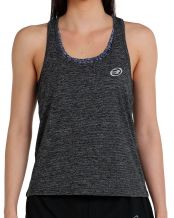 CAMISETA BULLPADEL BASAN NEGRO MUJER