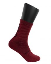 CALCETINES BLACK CROWN PRO ALTOS BURDEOS/NEGRO